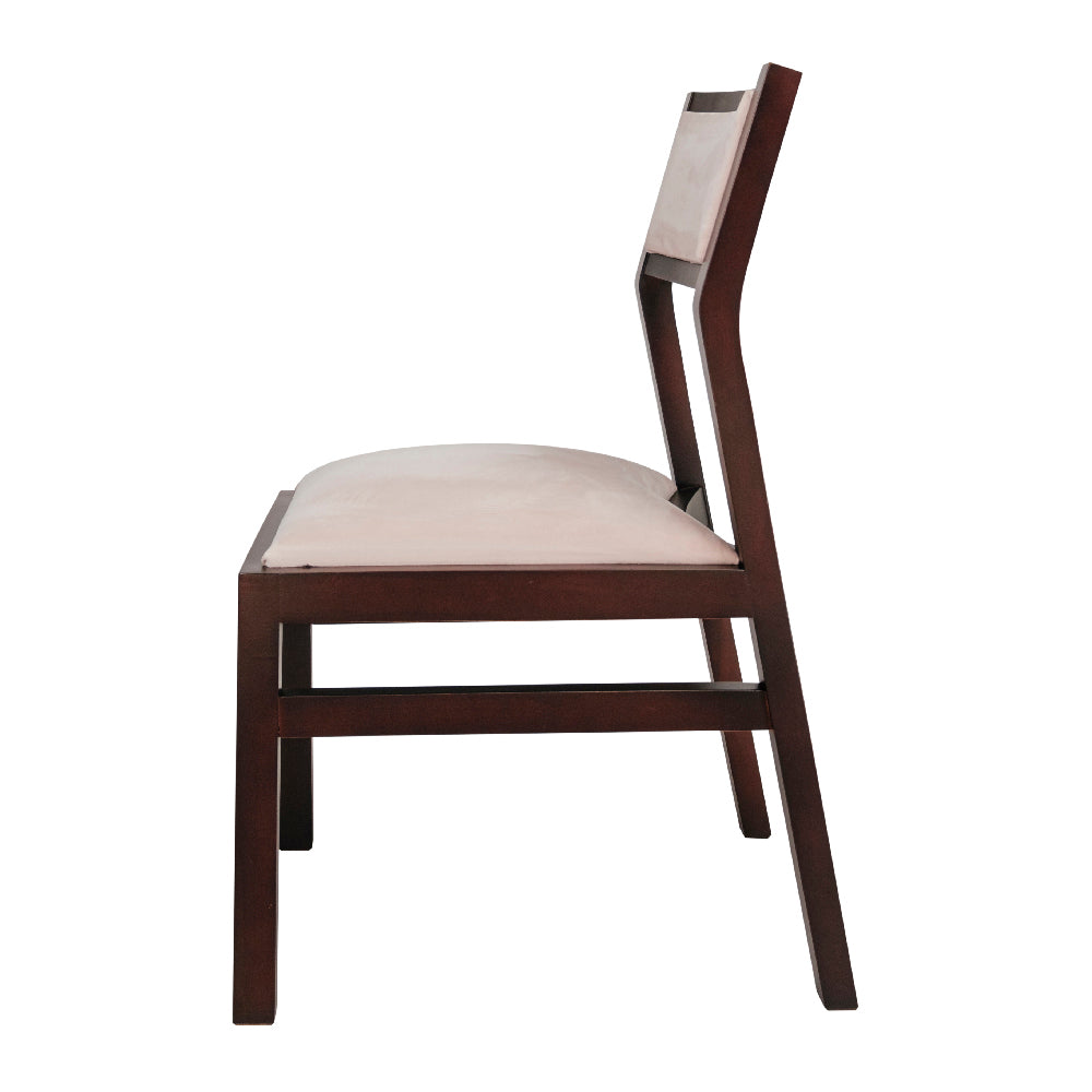 Silla Asimétrica  respaldo tapizado