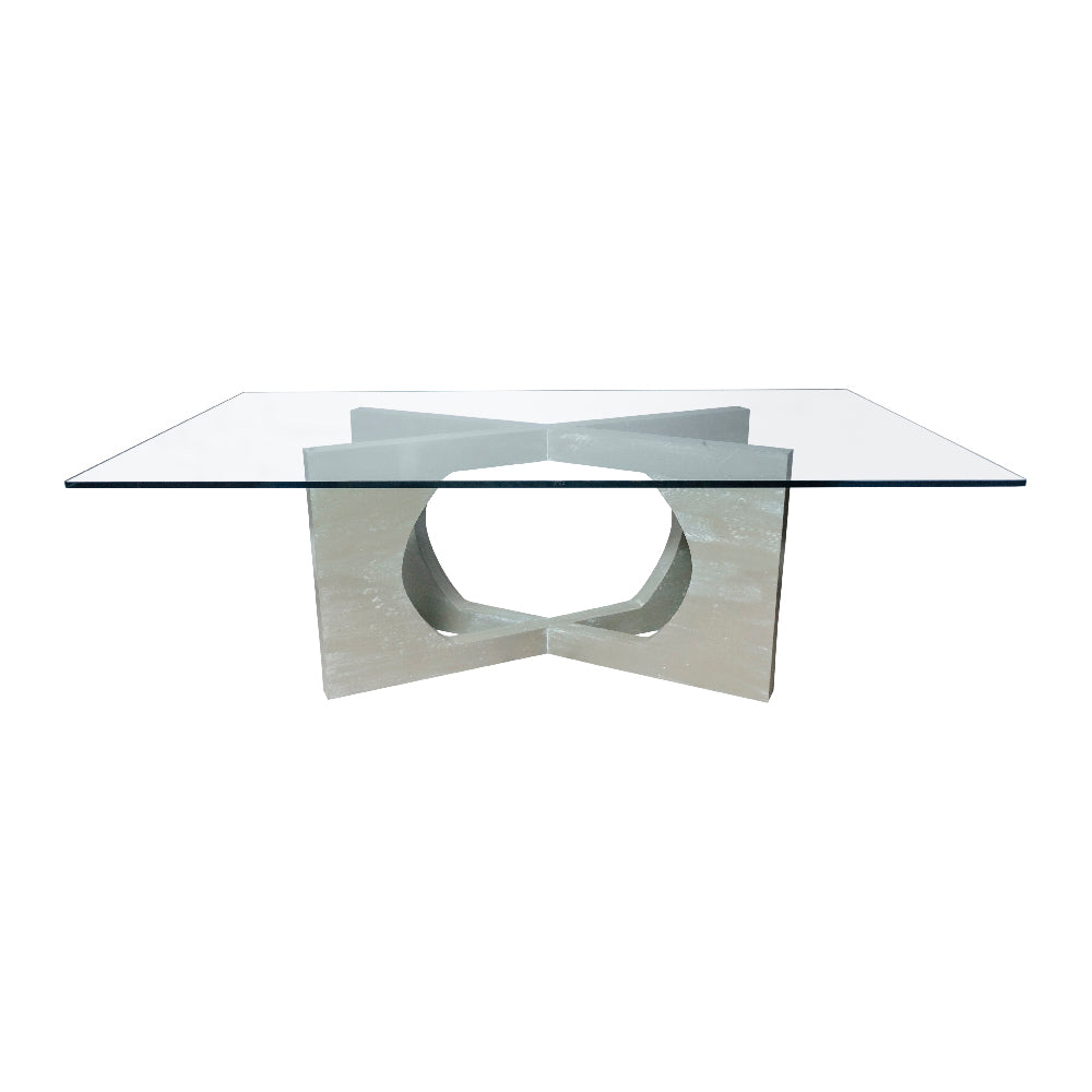 Mesa de comedor X Oval