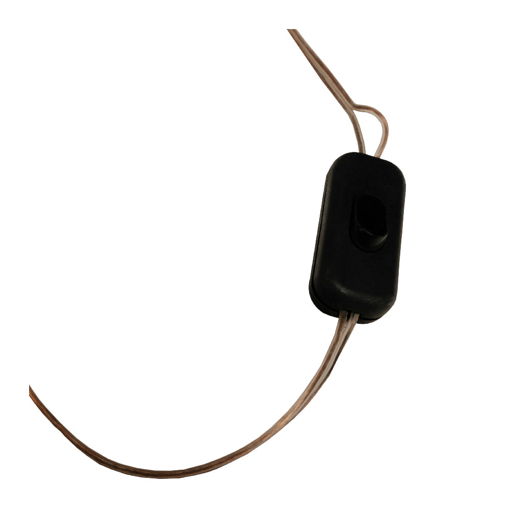 Lámpara sobremesa pantalla alargada