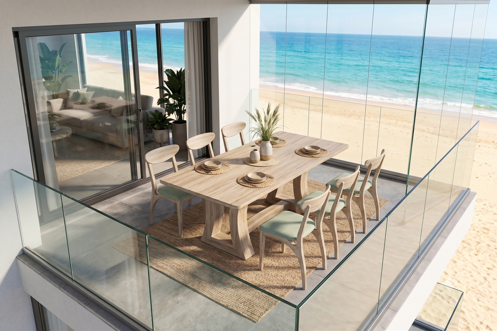 Mesa de comedor Movi 2 en madera nativa – El Ciprés