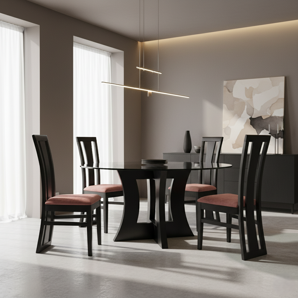 Mesa de comedor Cruz Simple Circular
