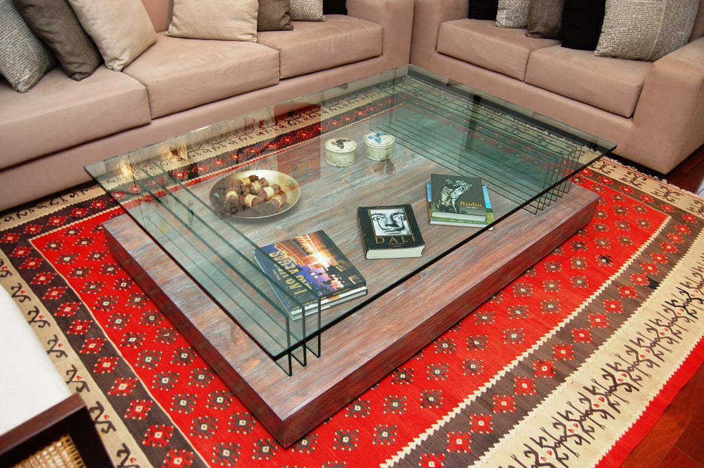 Mesa de Centro Triple vidrio