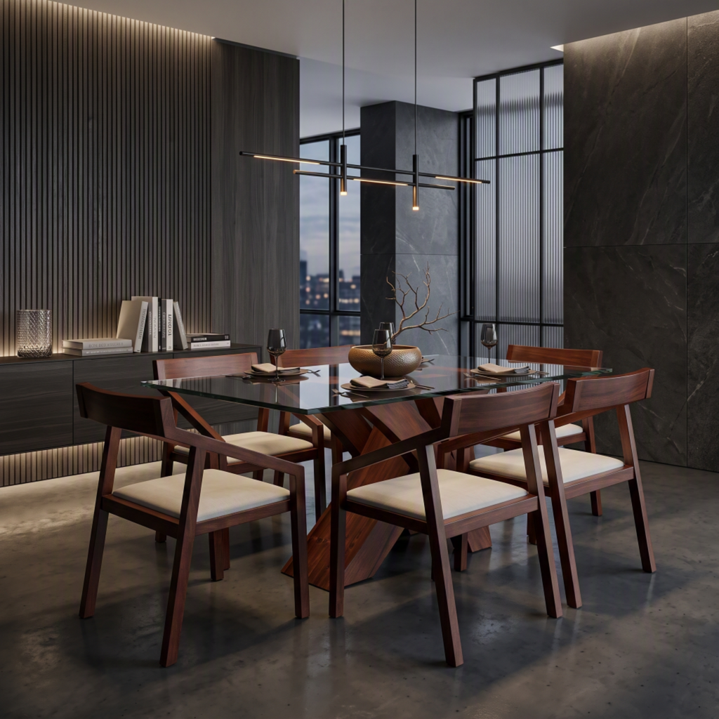 Mesa de comedor A2 en madera nativa – El Ciprés