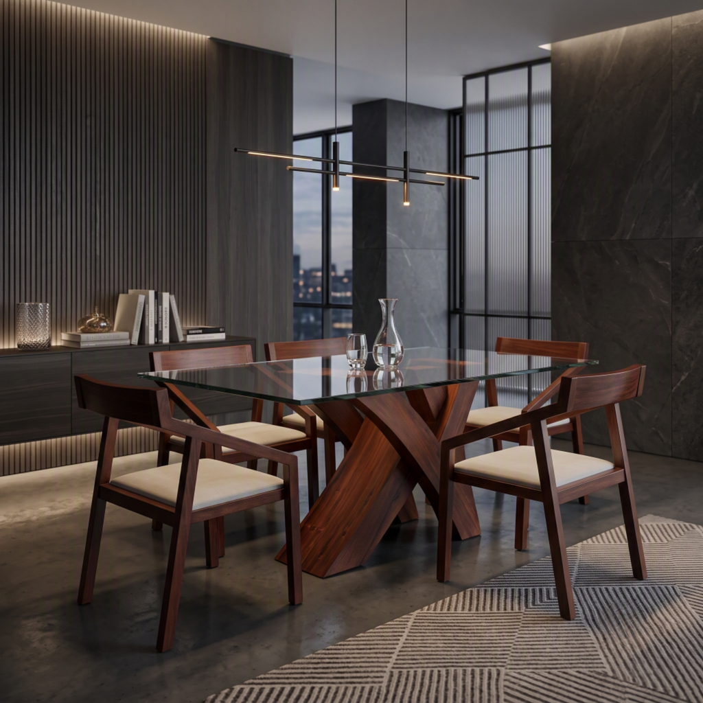 Mesa de comedor A2 en madera nativa – El Ciprés