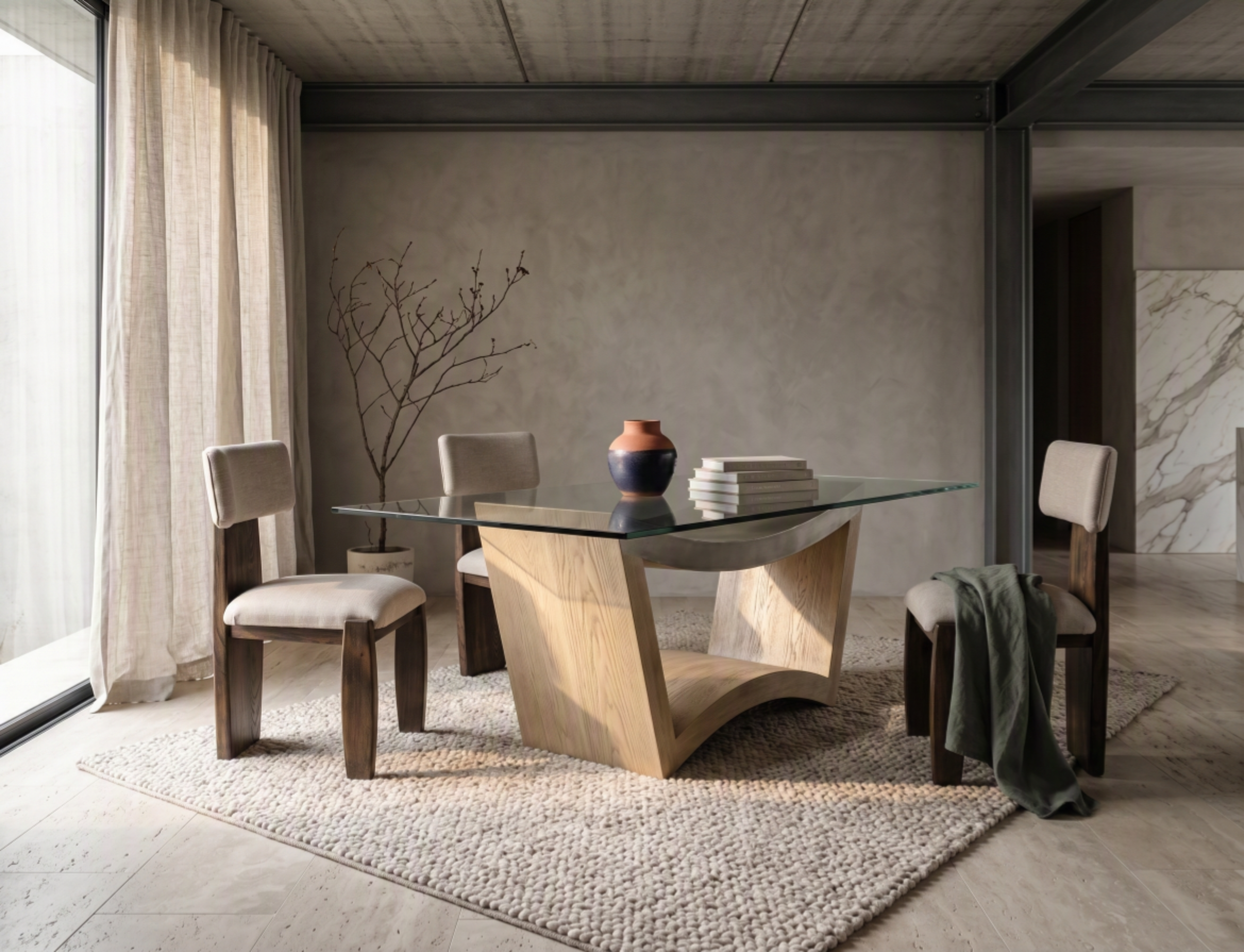 Mesa comedor Curva