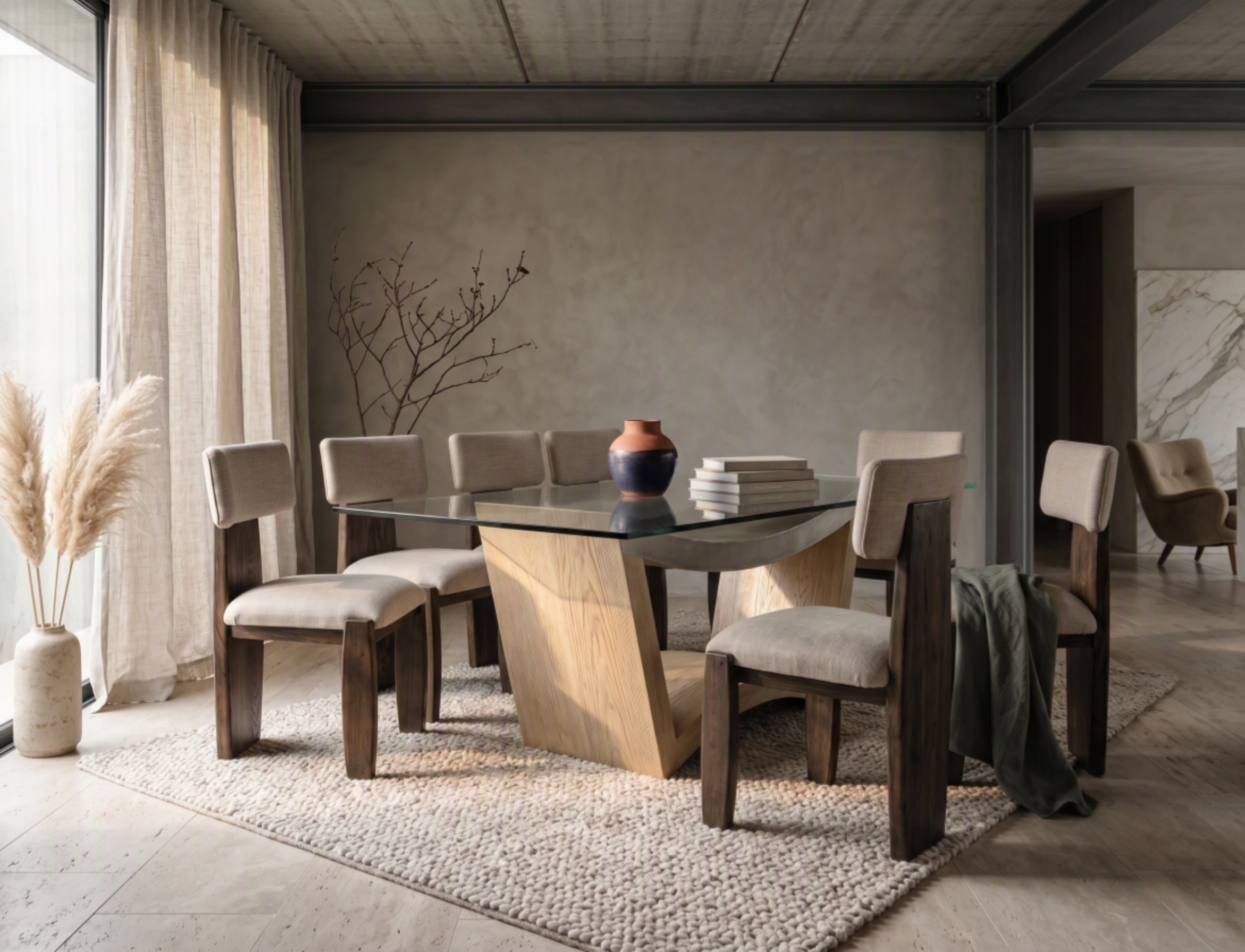 Mesa comedor Curva
